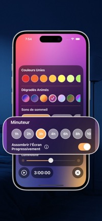 Minuteur et atténuation automatique